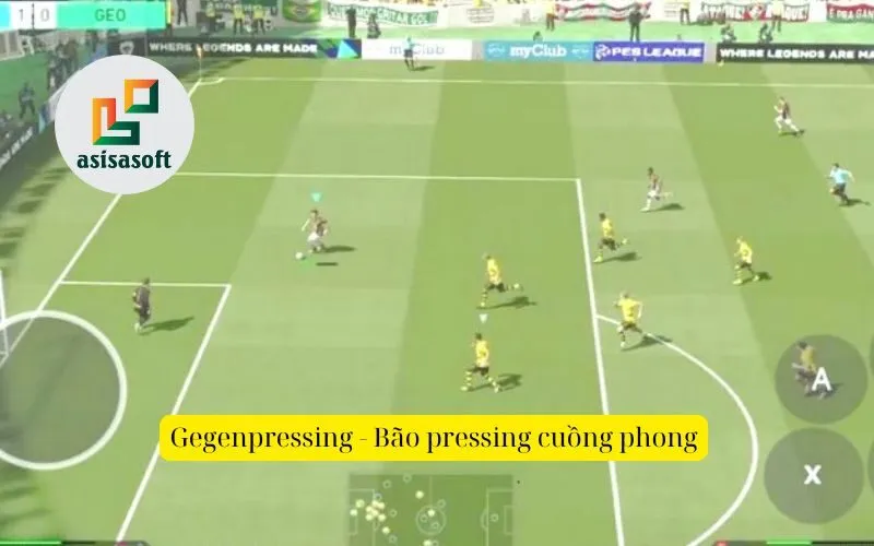 Gegenpressing - Bão pressing cuồng phong