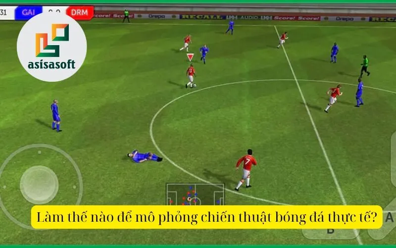 Làm thế nào để mô phỏng chiến thuật bóng đá thực tế