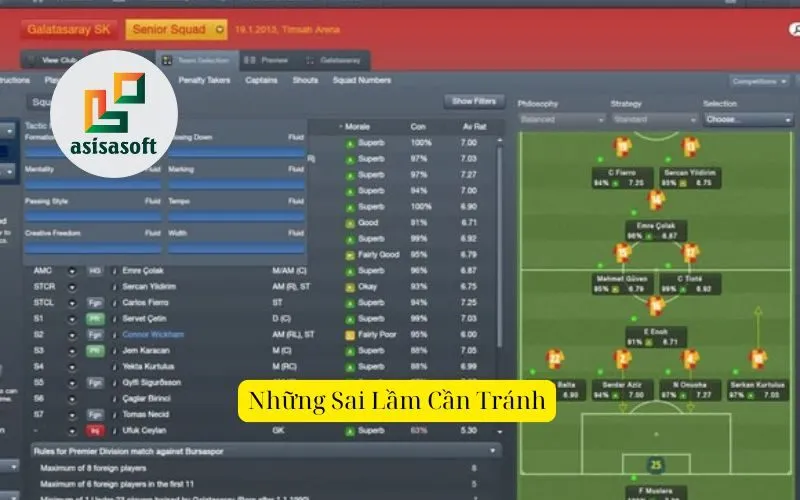 Những Sai Lầm Cần Tránh