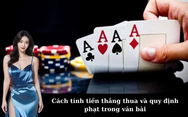 Cách tính tiền thắng thua và quy định phạt trong ván bài