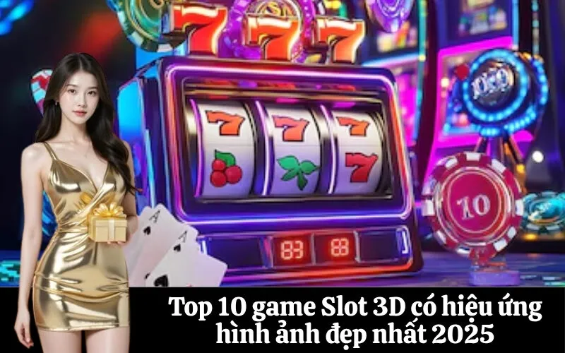Top 10 game Slot 3D có hiệu ứng hình ảnh đẹp nhất 2025